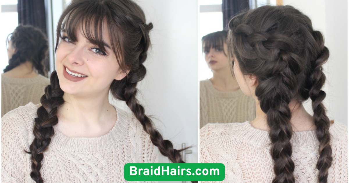 Double Braids (Pigtail Style)