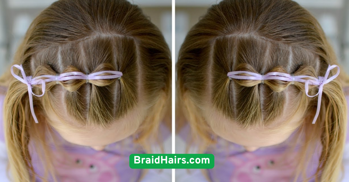  Bubble Braid with Ribbon Accent