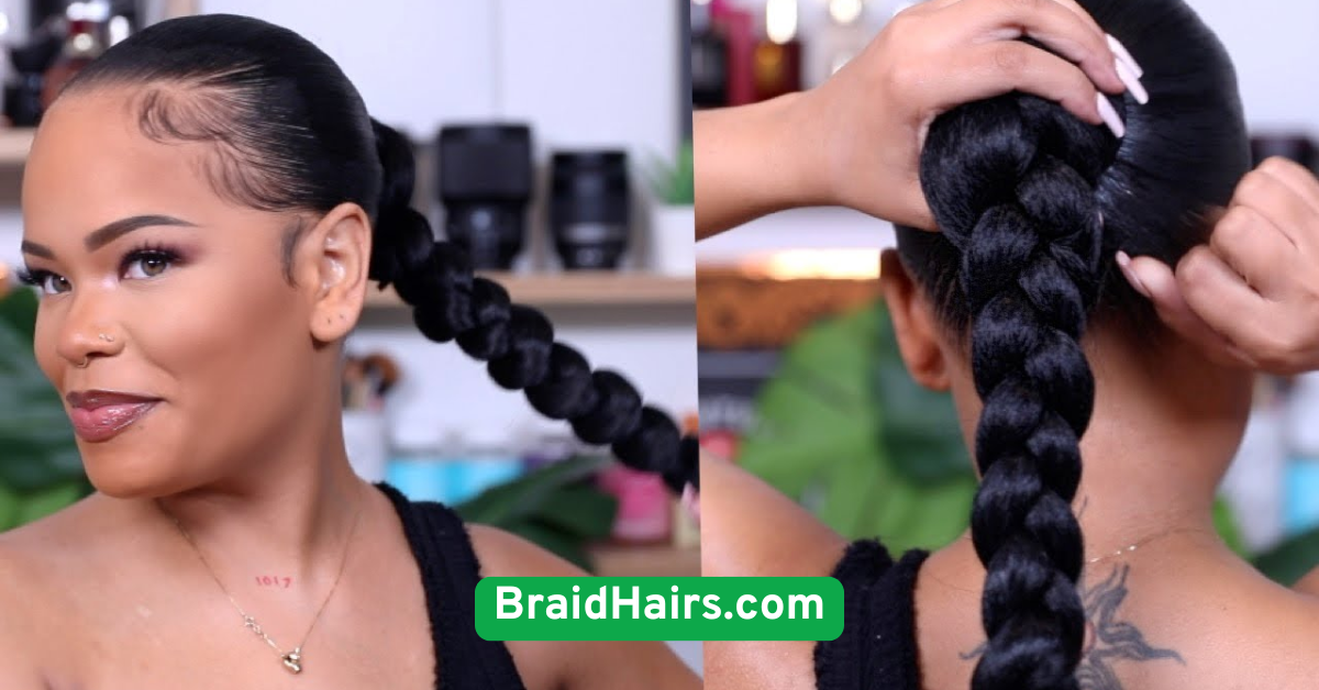 Braided Ponytail for Sleek Sophistication