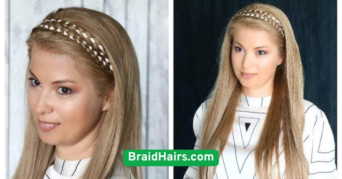 Braided Headband Using Your Own Hair