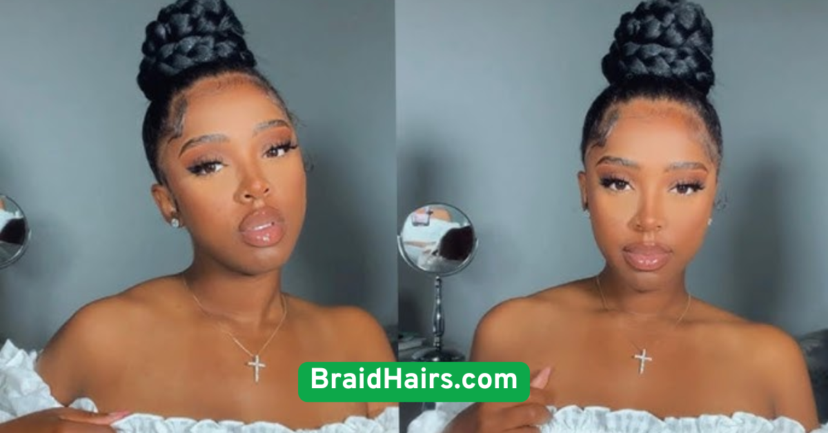 Braided Top Knot for Sleek Style
