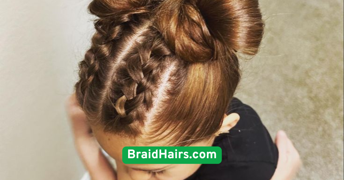 Braided Space Buns: Fun and Flirty