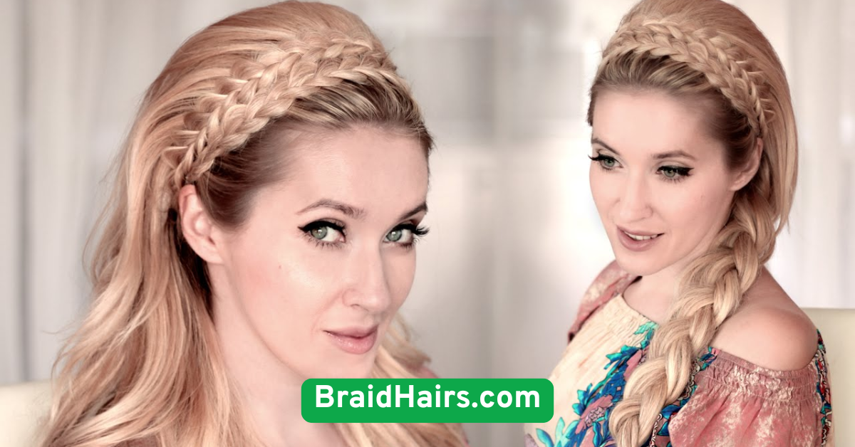 Braided Headband Using Your Own Hair