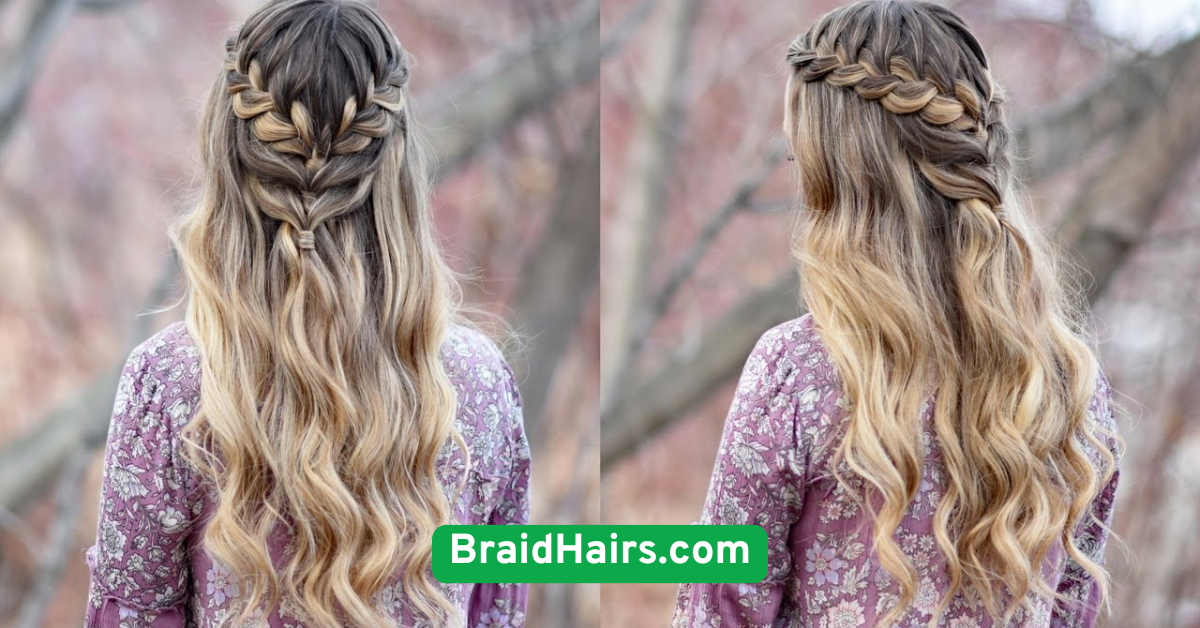 Accent Braids in Open Hair