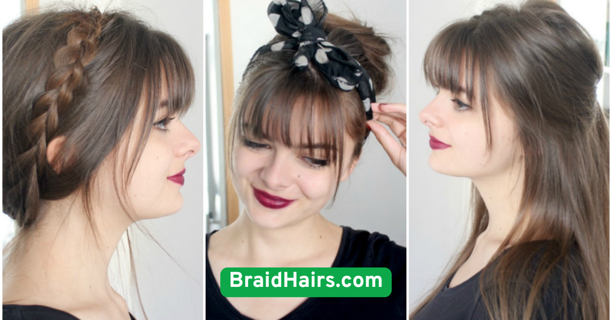 Braided Bangs to Frame Your Face