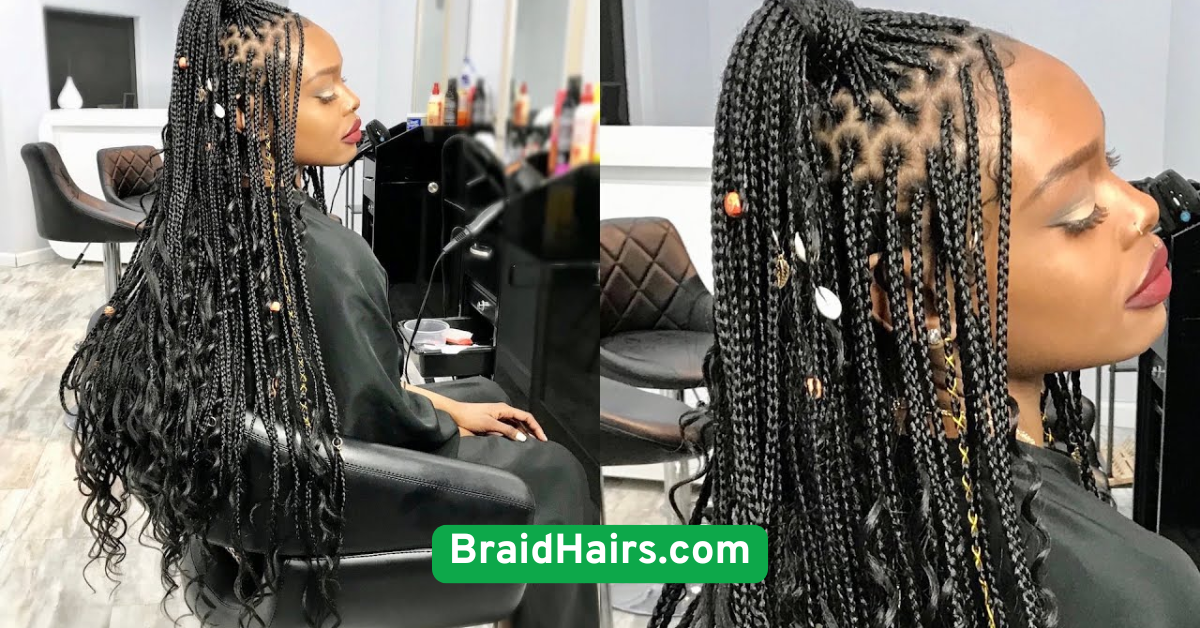 Boho Braids with Accessories