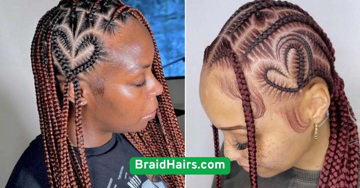 Heart-Shaped Braided Design