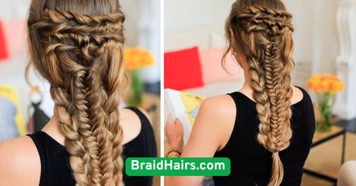 Mermaid Braid for Long Hair Magic