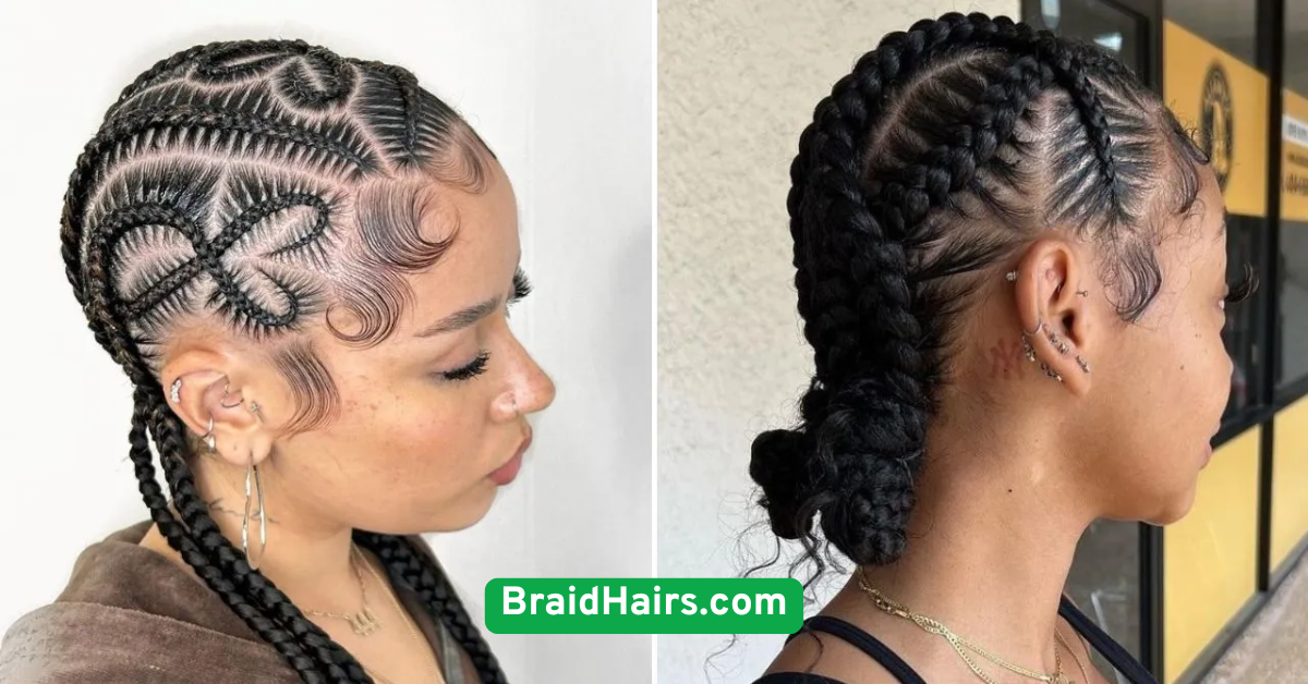 Mini Braids on Natural Hair