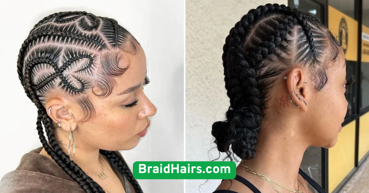 Twin Braids for a Cute Appeal