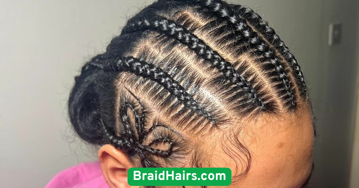 Zig-Zag Part Braid