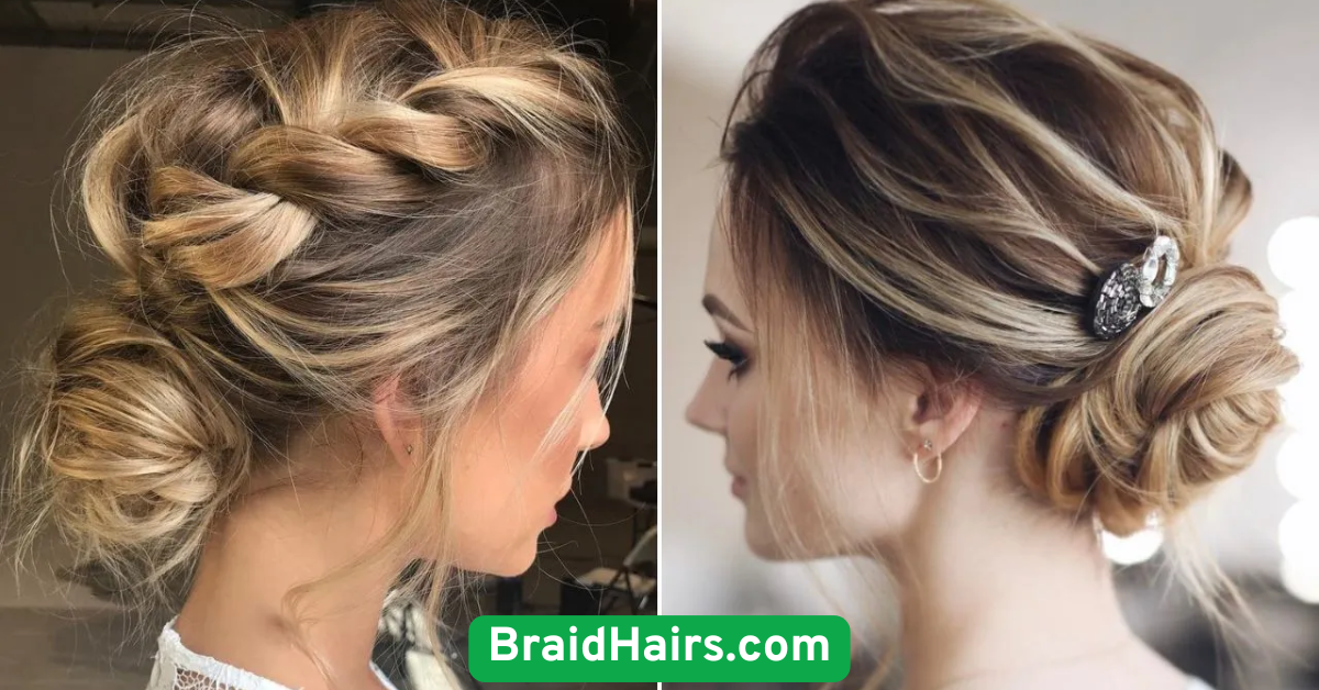 Low Braided Bun