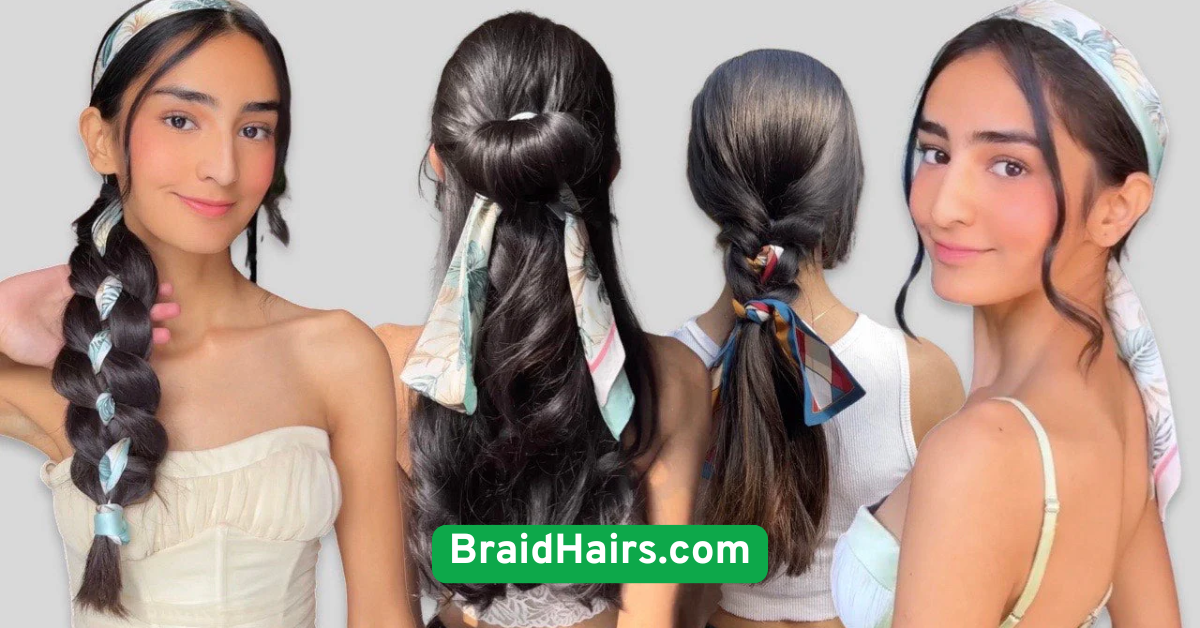 Scarf-Wrapped Braids