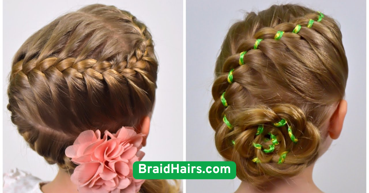 Zig-Zag Braided Part for Extra Flair