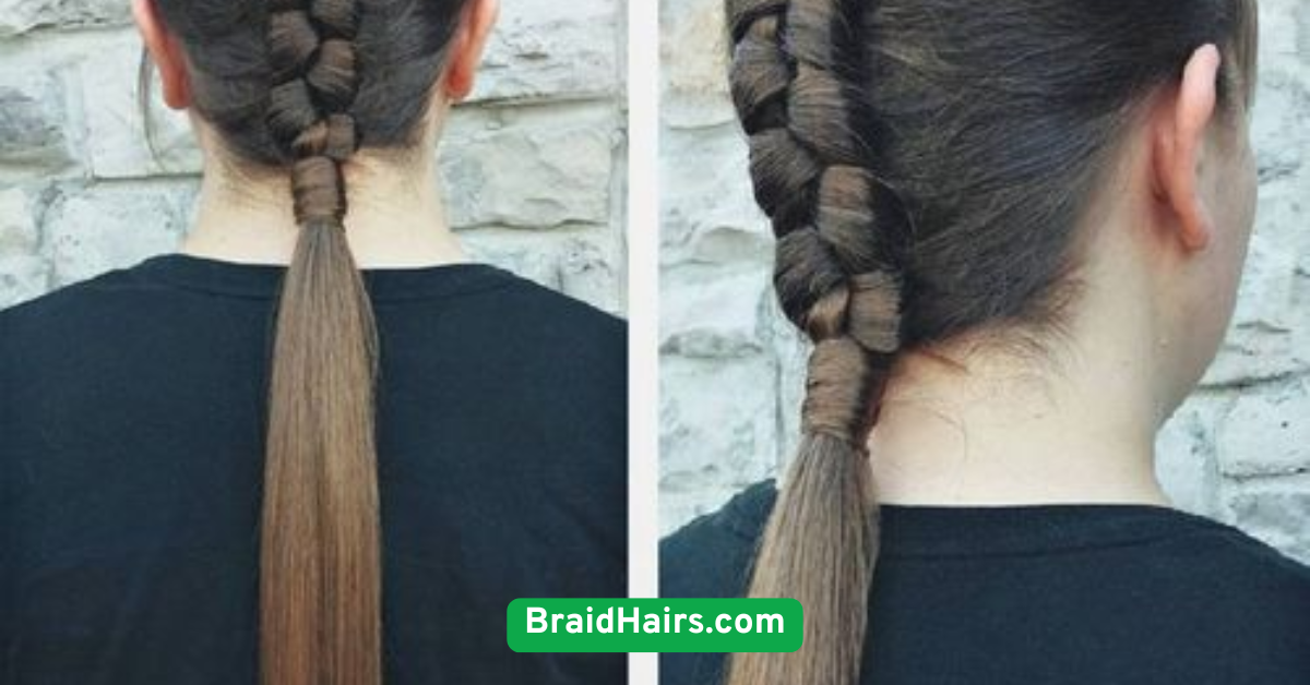 Braided Ponytail for Work & Workouts