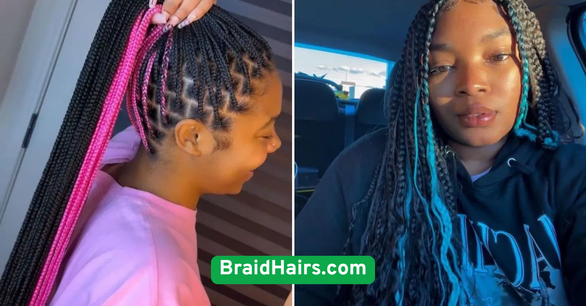 DIY Mixed Braiding Combo Look