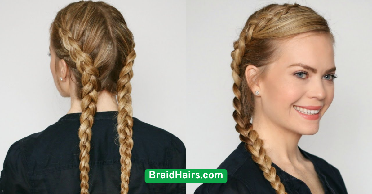 Double Braids for Gym to Grocery Runs