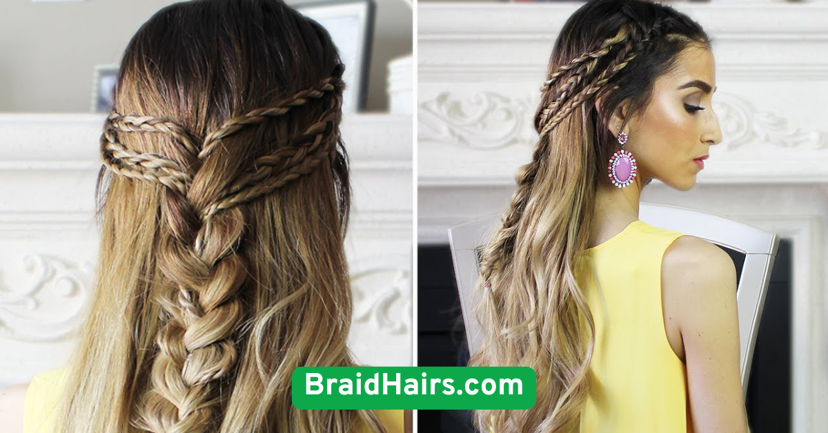 Half-Up Braided Style