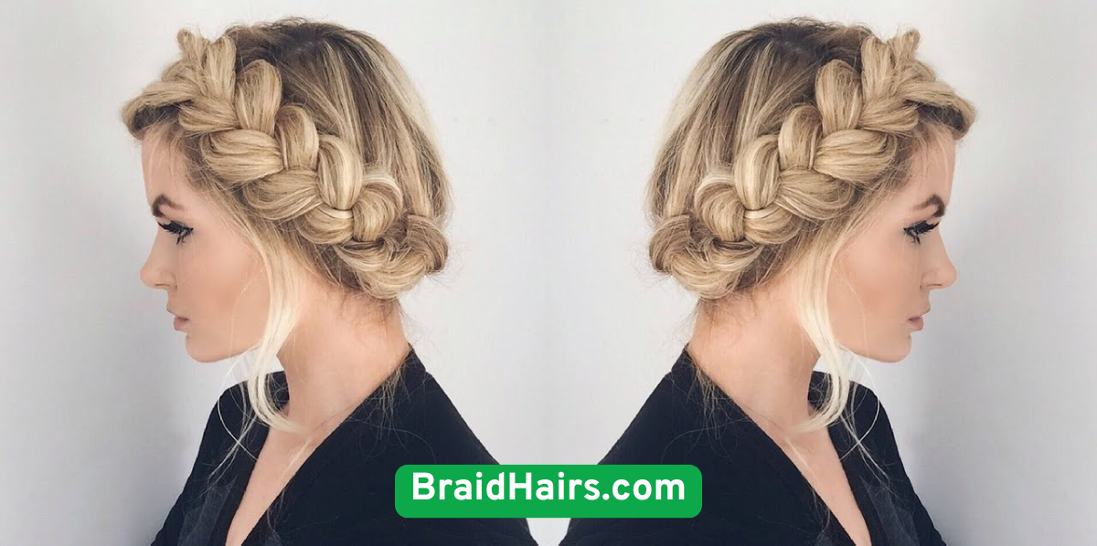 Halo Braids for a Regal Touch