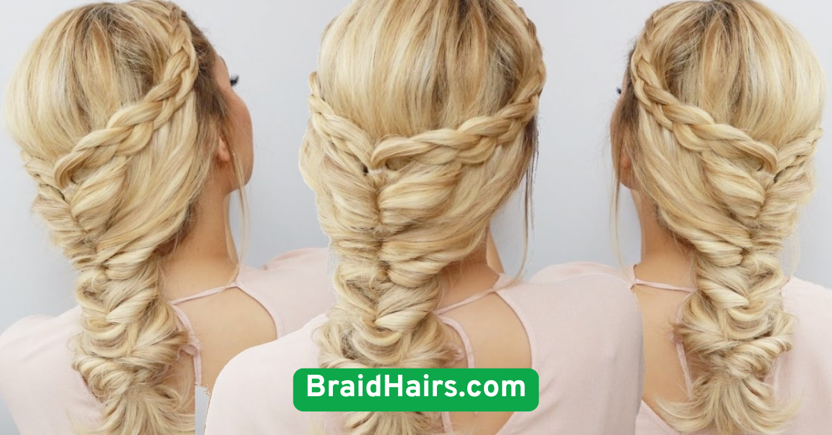 Loose Fishtail Braid for Boho Vibes in Minutes