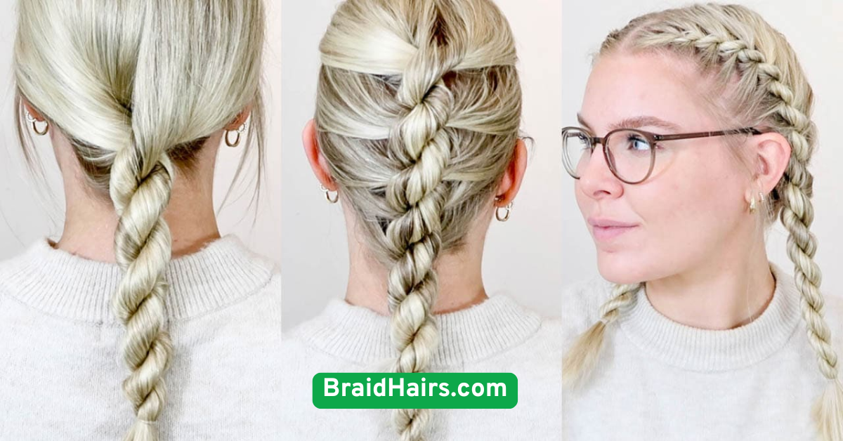 Rope Braid Ponytail