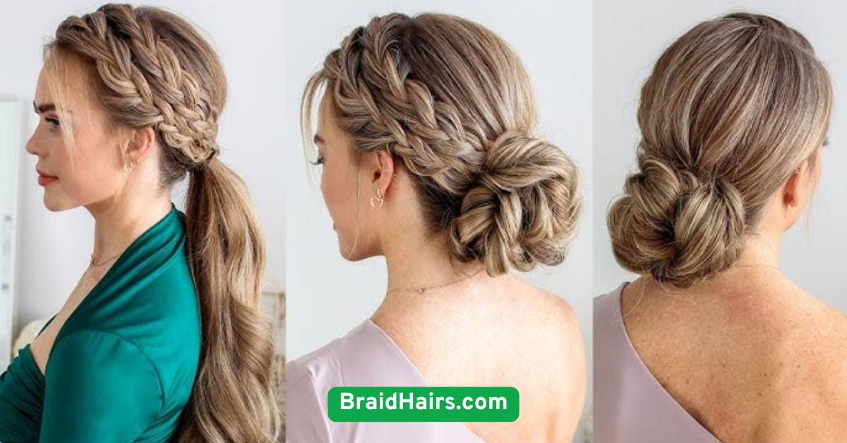 Braided Low Bun