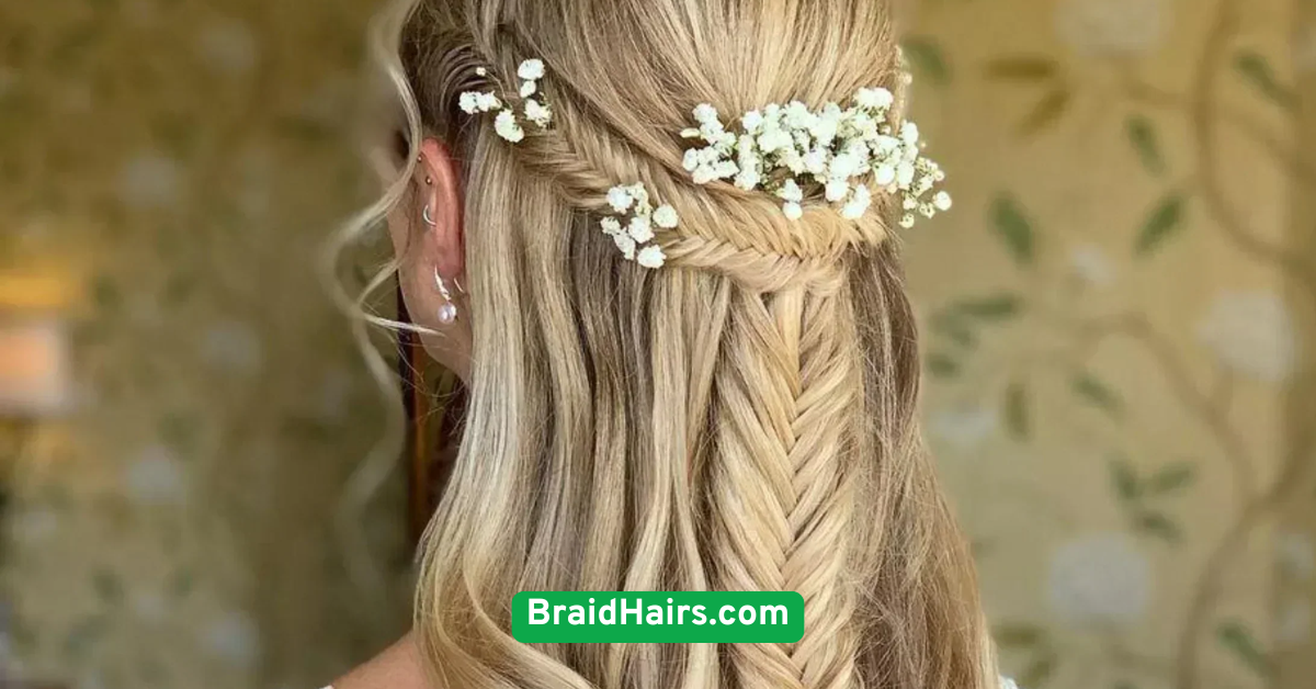 Half-Up Braided Crown: Princess Vibes