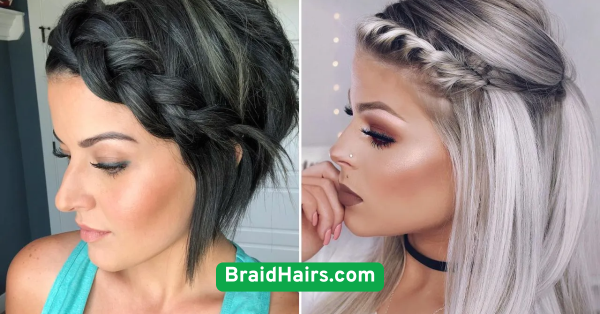 Halo Braids for an Angelic Finish