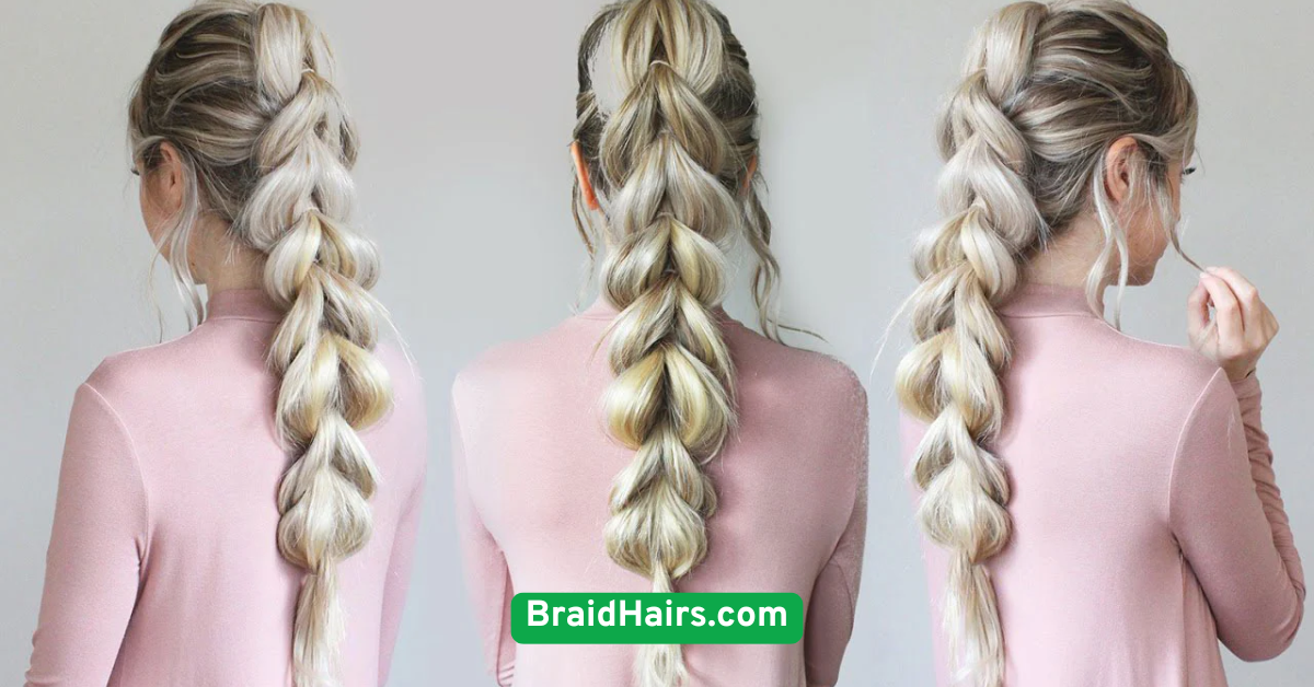 Pull-Through Braid for volume