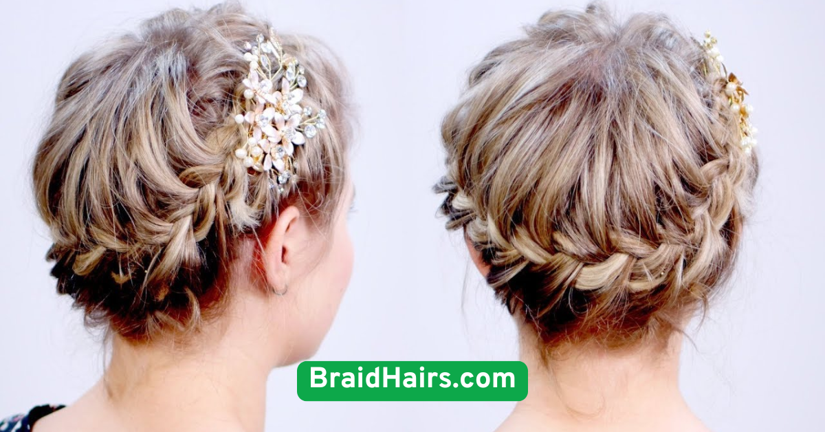 Crown Braids for Romantic Elegance