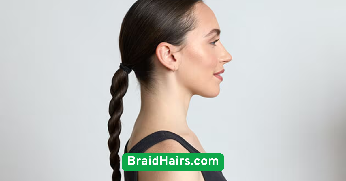 Rope Braid Ponytail