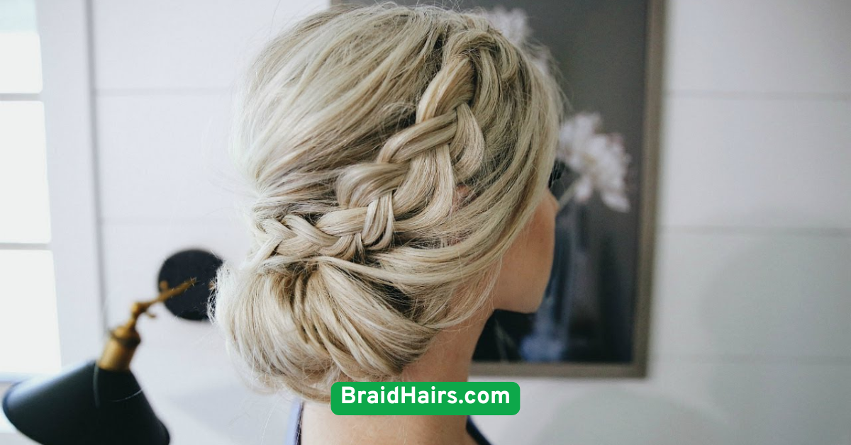 Messy Braided Updo