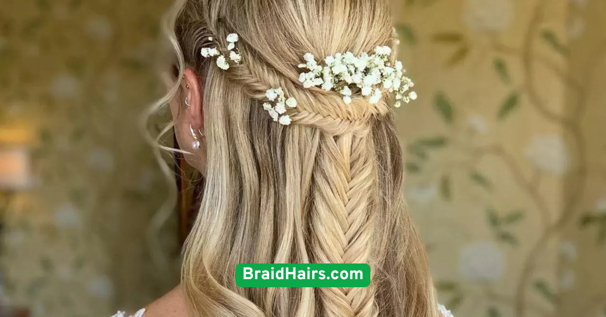 Half-Up Braided Crown