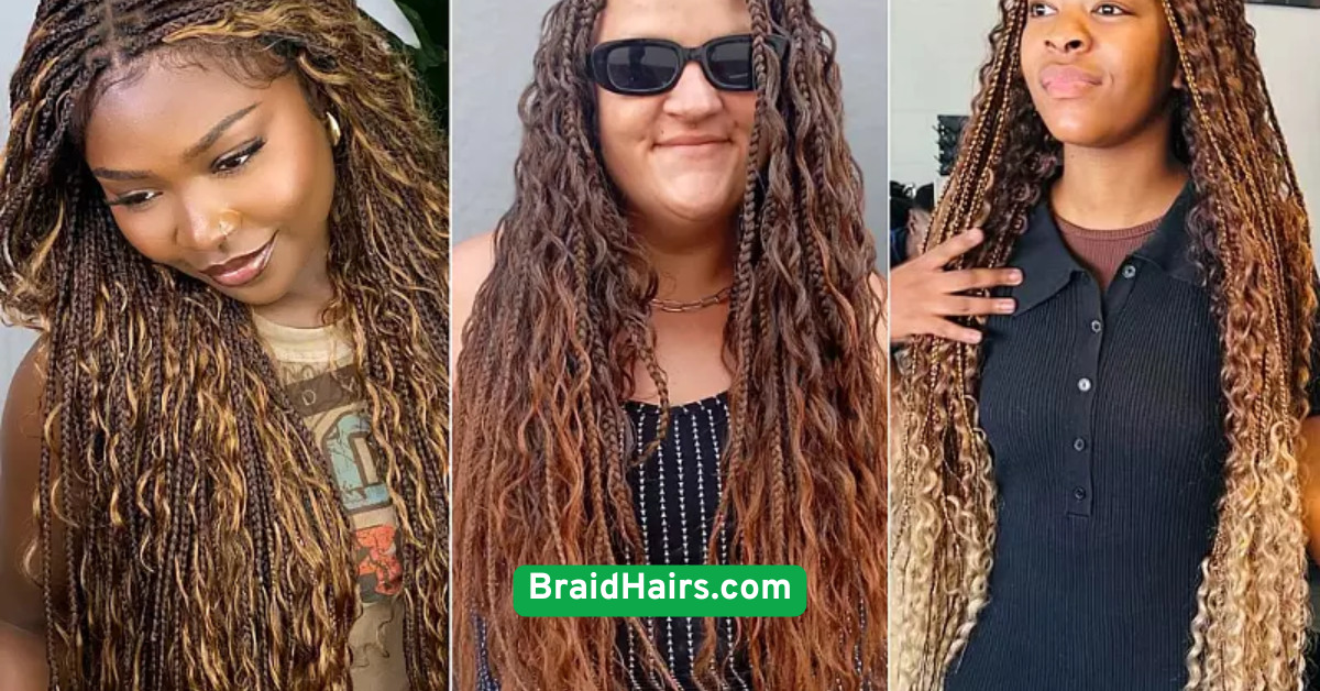 Boho Braid with Waves