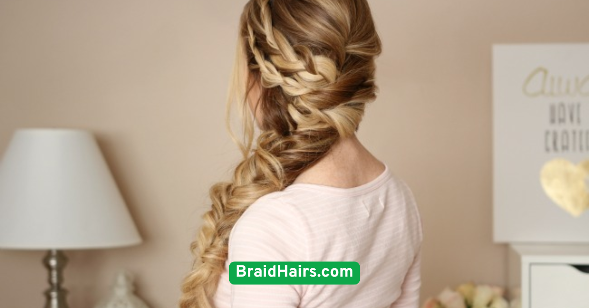 Side Swept Mermaid Braid