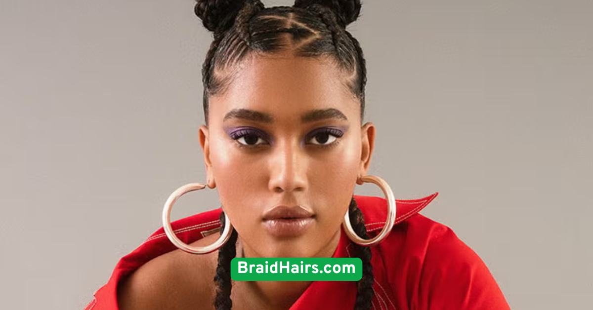 Braided Space Buns