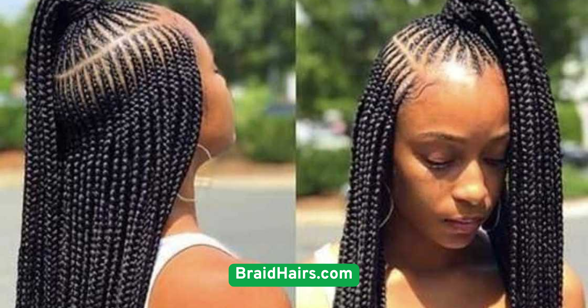 Boho Braided Half-Updo