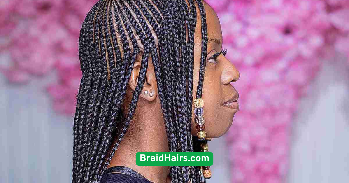Braided Bangs