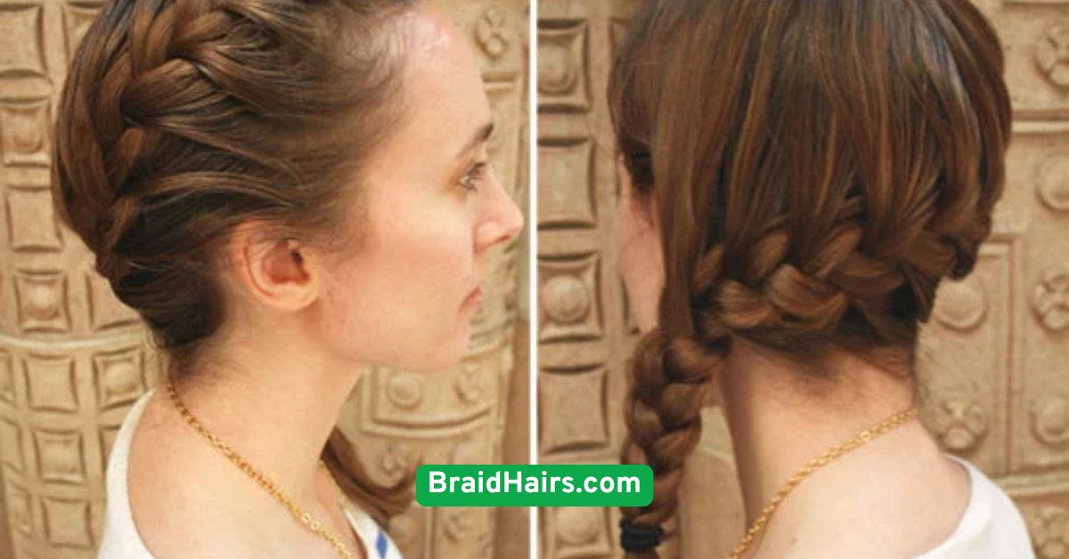 Side-Swept French Braid