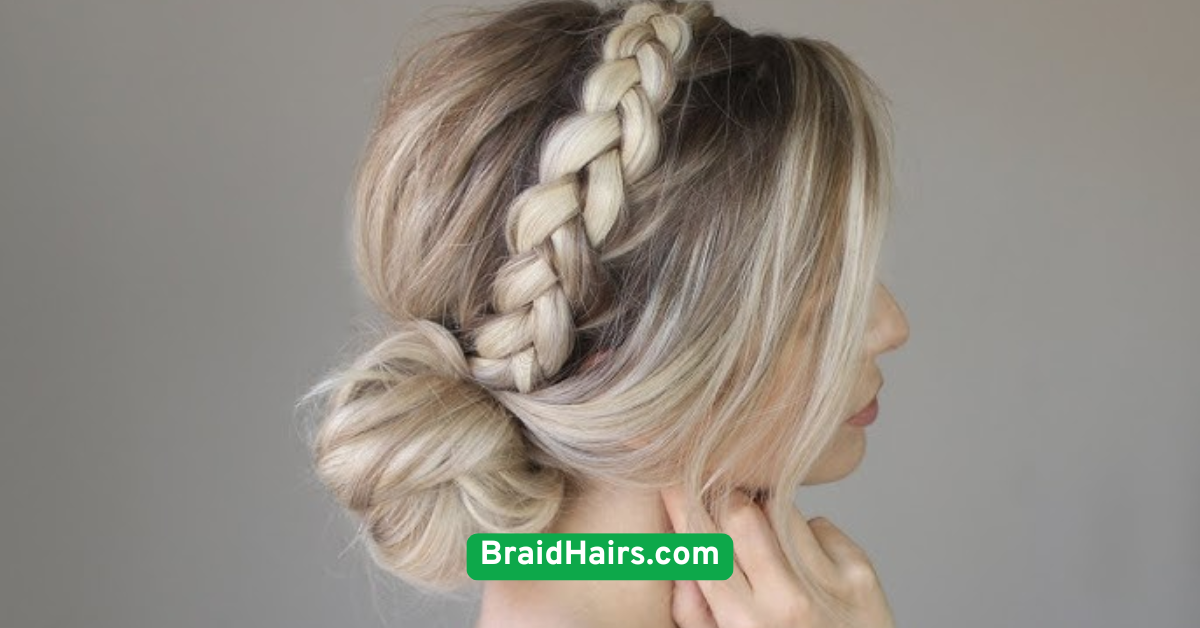Braided Low Bun