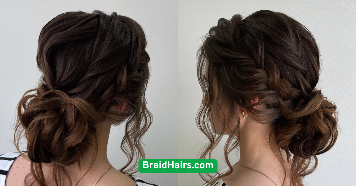 Messy Braided Bun