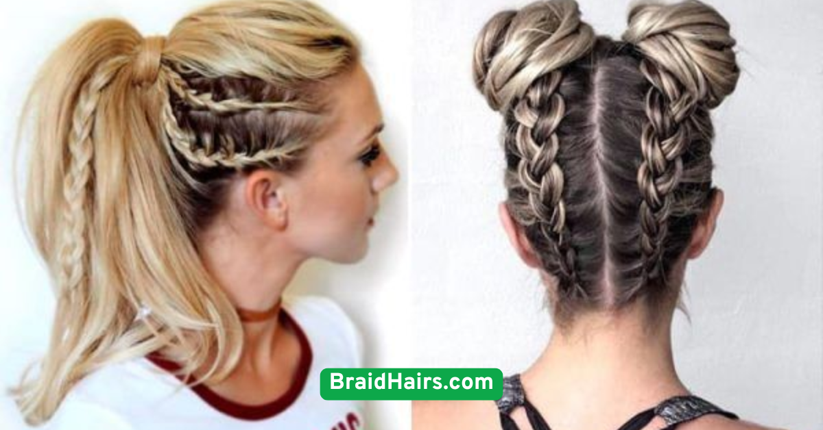 Double French Braids