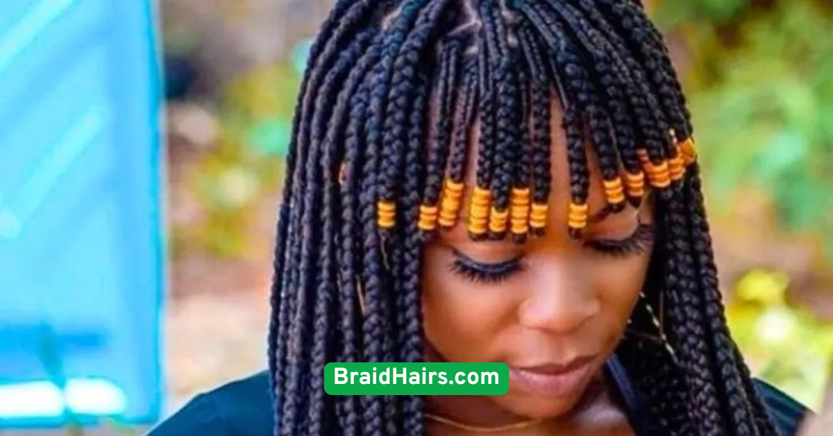 Braided Bangs