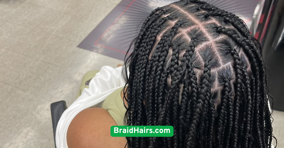 Cornrow Braids with Beads