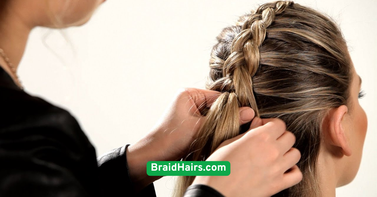 Reverse French Braid