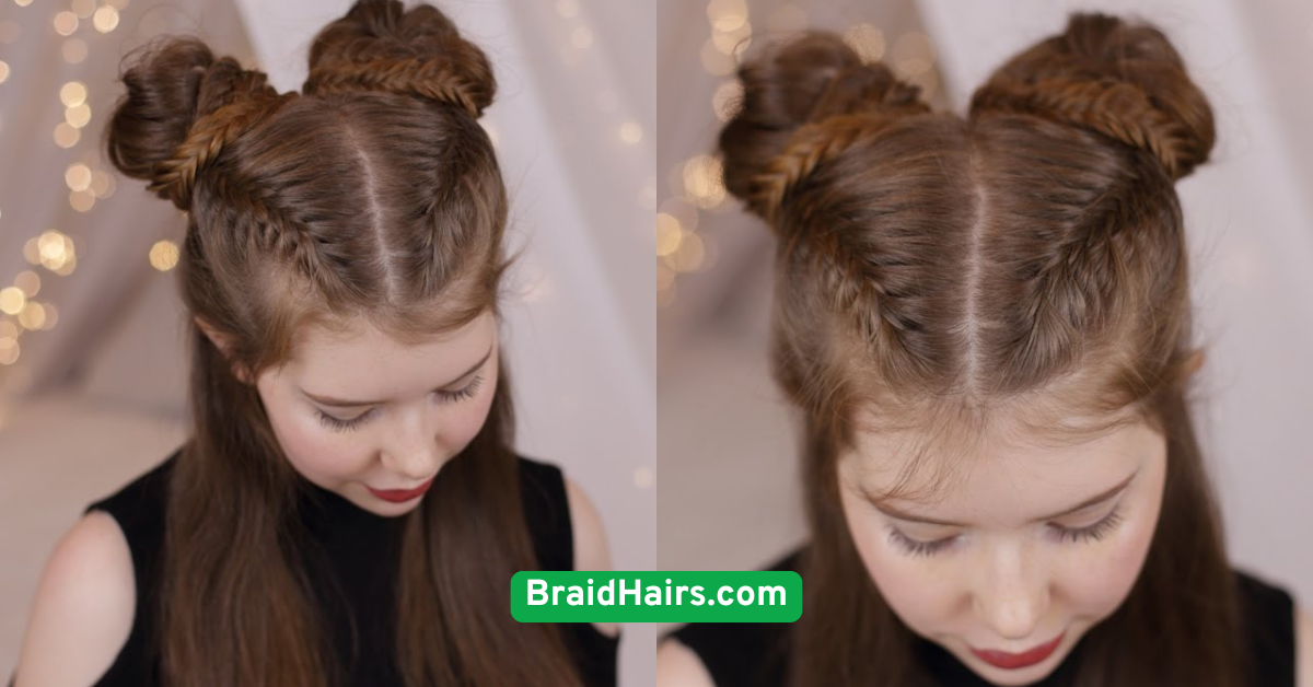 Braided Space Buns