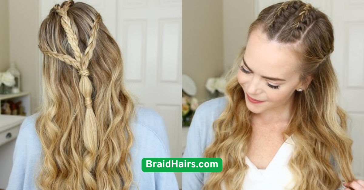 Half-Up Braided Crown