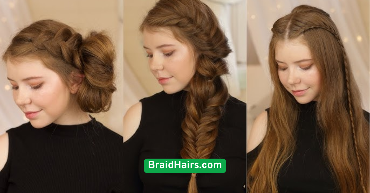 Braided Space Buns