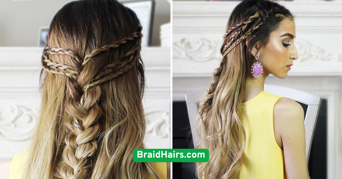 Half-Up Braided Style