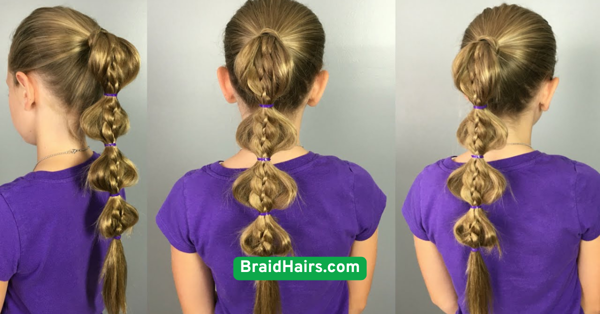 Bubble Braid Ponytail